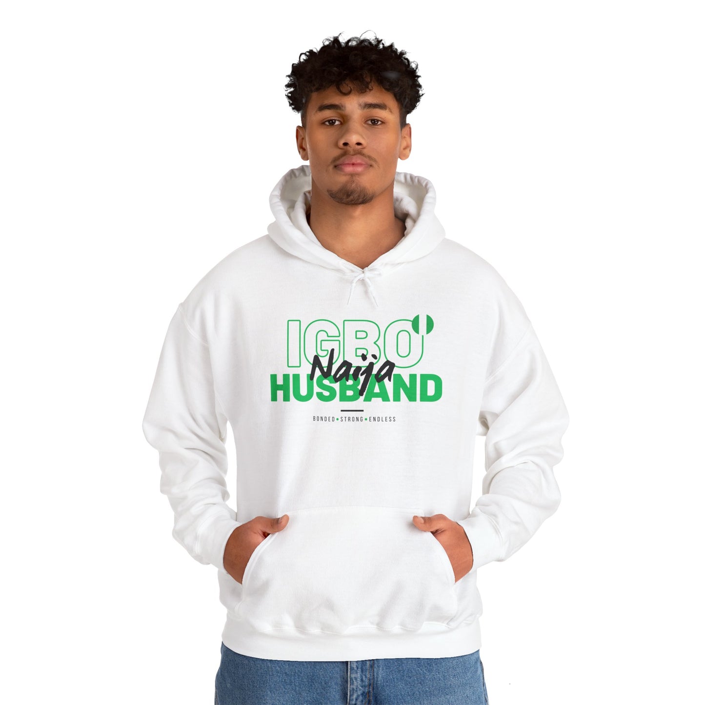 IGBO Naija Husband Hoodie - Unisex Heavy Blend Sweatshirt